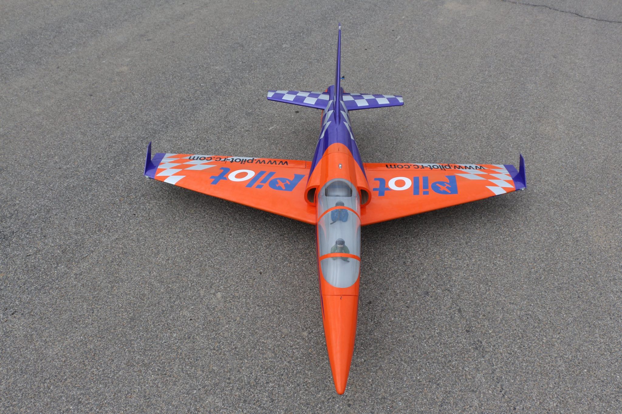 2nd 71" dolphin jet prototype with new orange/purple scheme - RCU Forums
